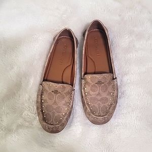Coach slip on shoes